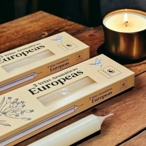 3 Velas Europeas Aromáticas