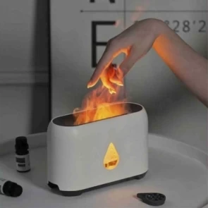 Difusor De Aromas Humidificador Luz Led Efecto Fuego 200ml GENERICO